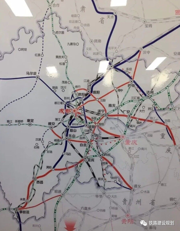 最新!国家铁路网建设及规划示意图2020年6月7日版