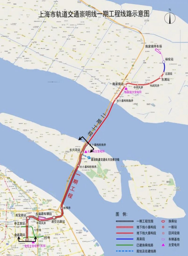 重磅！上海今年开建7条地铁！包括崇明线、21、23号线和2、13、17、18号线延伸段(图1)