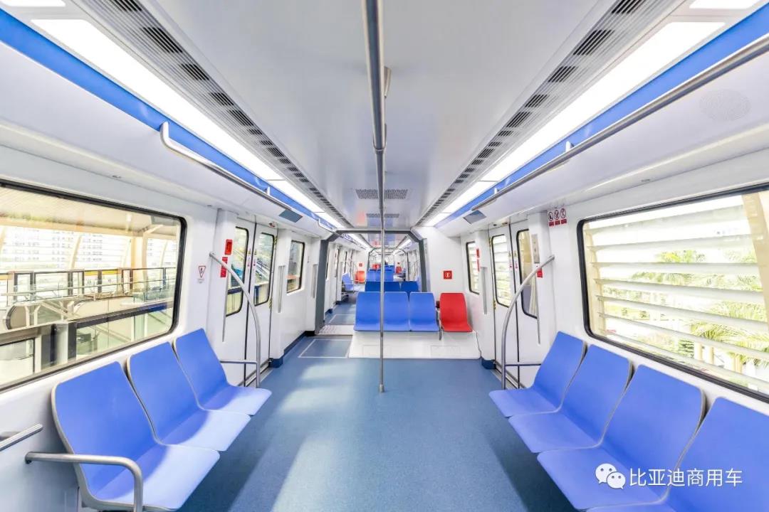 中国、巴西共同见证，比亚迪全球首条跨海云轨正式下线(图7)
