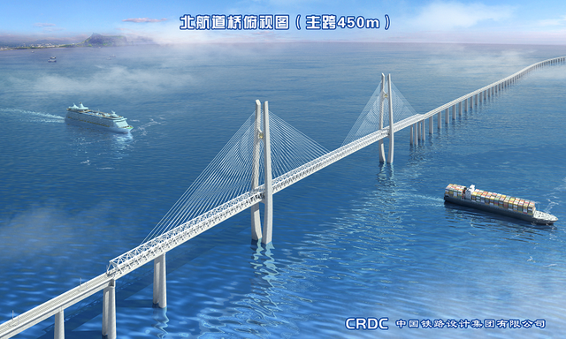 超级工程！世界最长高铁跨海大桥海上勘探完成(图2)