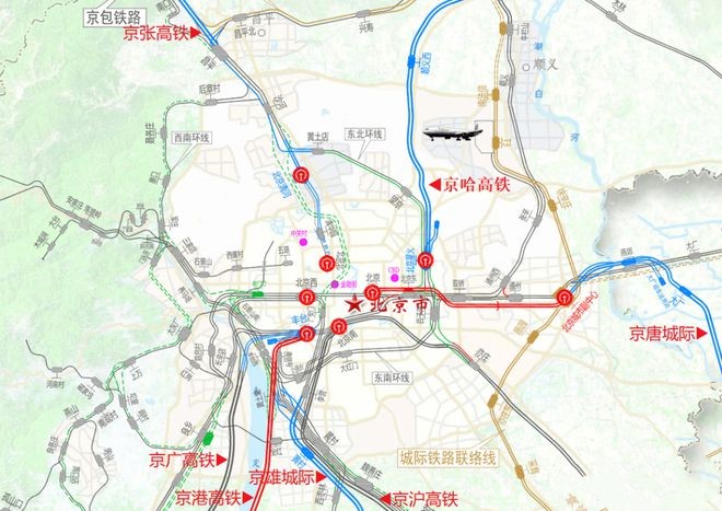 北京轨道交通变革，为环京区域提供快速通勤！(图1)