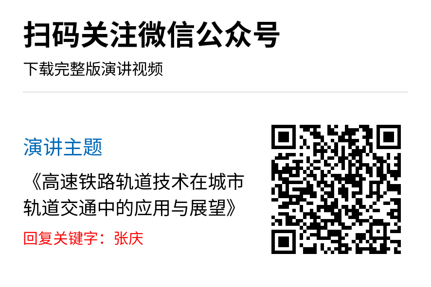 干货分享丨张庆-《高速铁路轨道技术在城市轨道交通中的应用与展望》(图1)