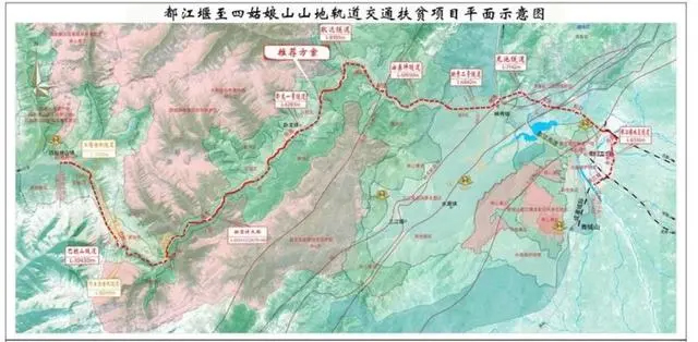 你见过火车“爬山”吗？全国首条山地轨道交通项目建设中(图2)