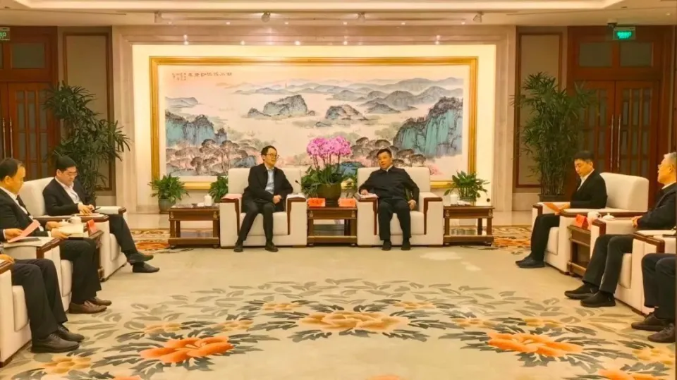 中交集團黨委副書記、總經理王海懷會見無錫市委書記杜小剛(圖1)