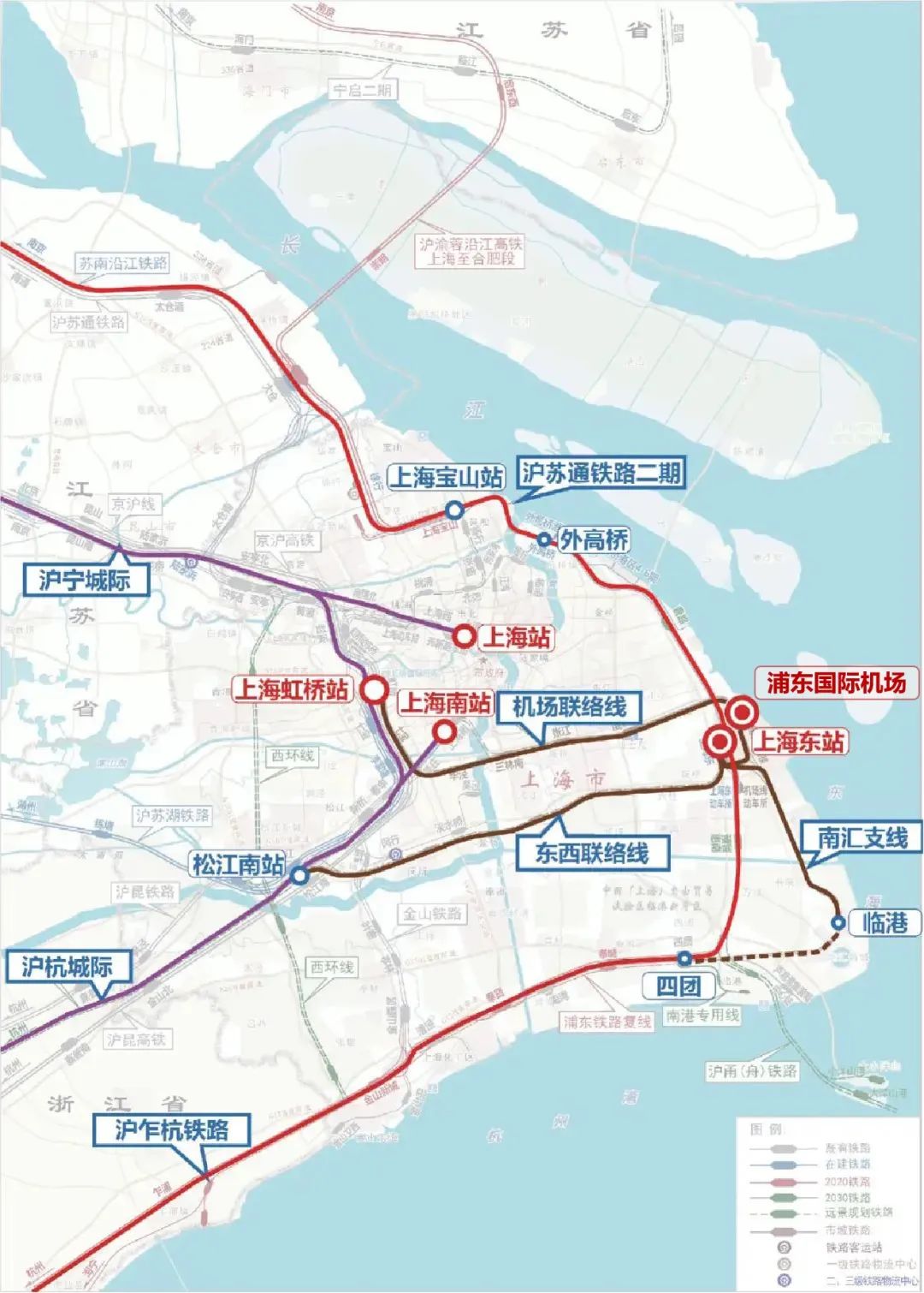 上海东站建设持续推进，2024年长三角7个铁路建设项目计划开通(图2)
