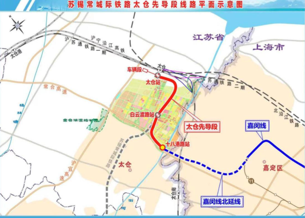 设计速度160km/h！长三角又一条市域铁路环评报批前公示(图1)