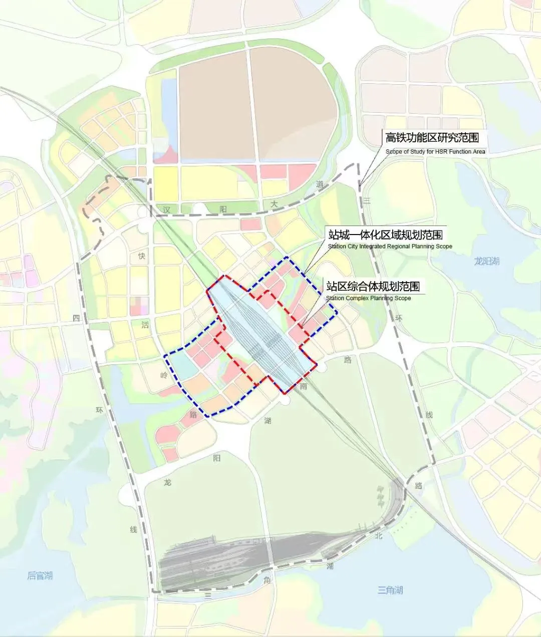 武汉规模最大高铁站区规划迎来重大进展(图4)