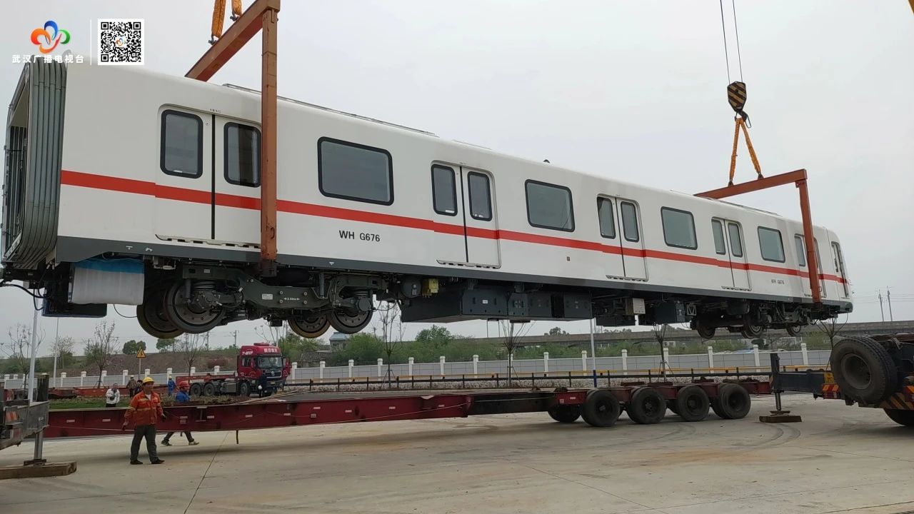 武漢地鐵：首車交付，年內開通！(圖1)