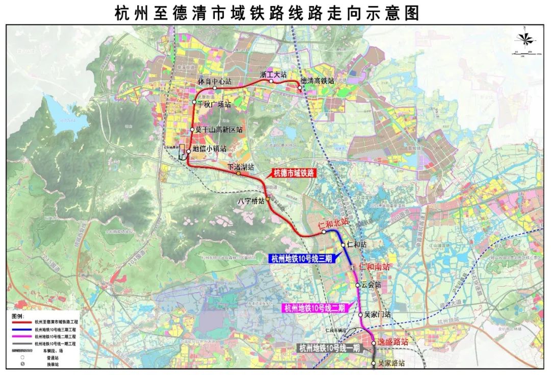 杭德市域铁路以及杭州地铁10号线三期委托杭州市地铁集团代为运营！2026年通车~(图2)