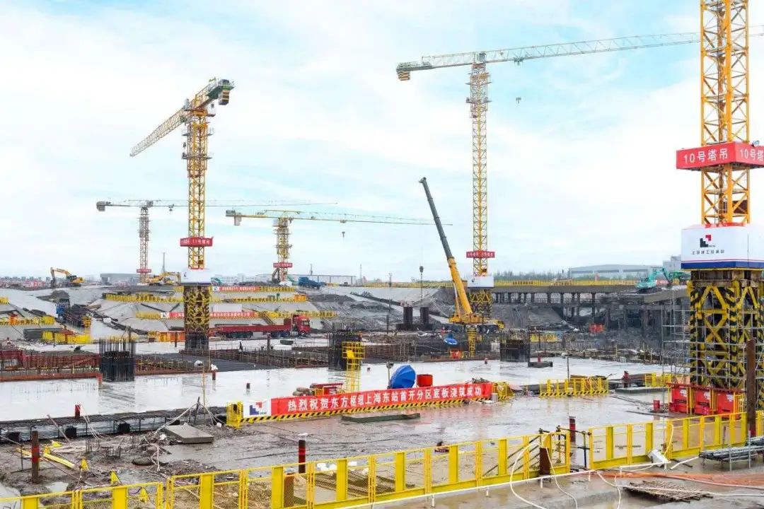 东方枢纽上海东站建设持续推进(图1)