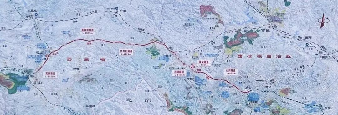 360億！文山至靖西鐵路加快開工前期工作(圖2)