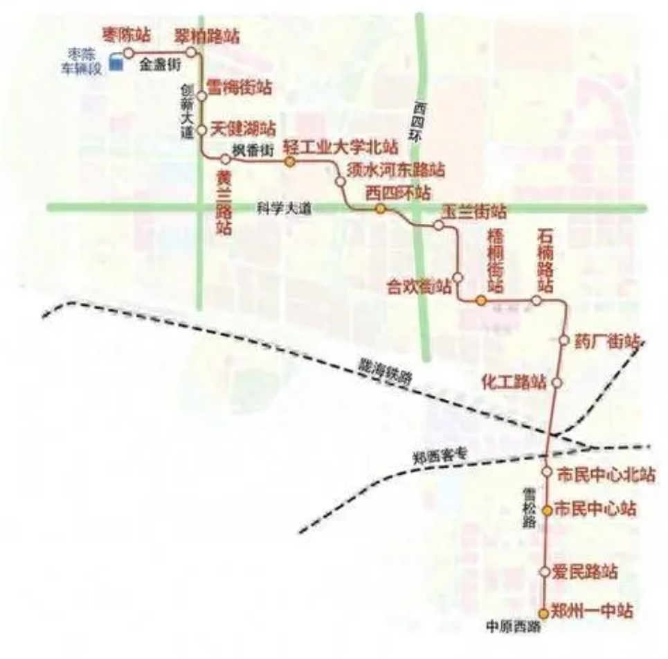 鄭州市低運量軌道交通、青白江低運量有了“新進展” T3線一期工程正在公示(圖1)