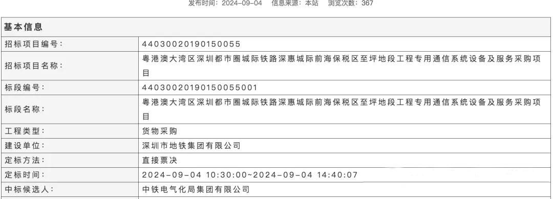 竞争激烈 6.9亿轨道交通通信系统集成中标候选人结果出炉(图3)