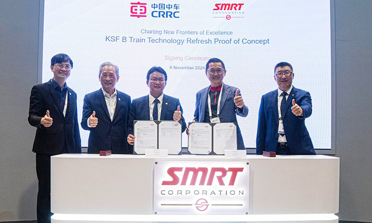 新加坡SMRT与中车四方股份公司签署状态监测和数字化协议(图1)